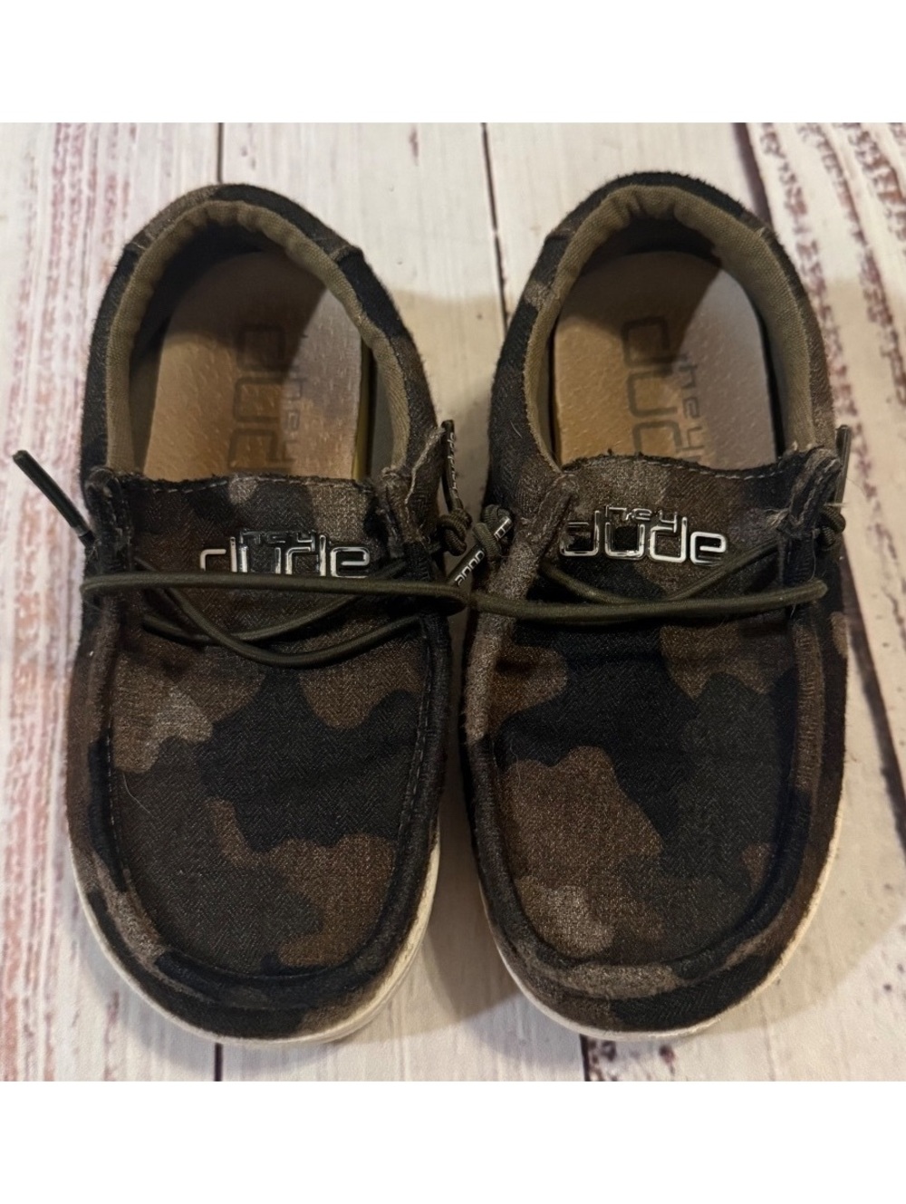 Wally Hey Dudes Camo Toddler Boys size C9
